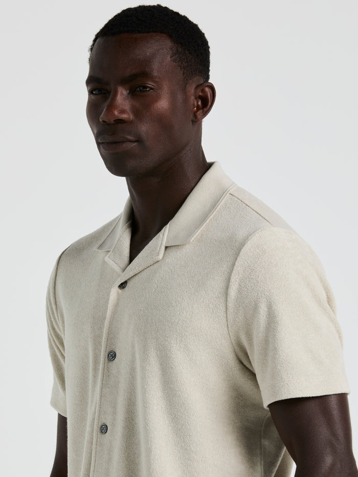 Terry Camp Collar Shirt (Moonstruck)