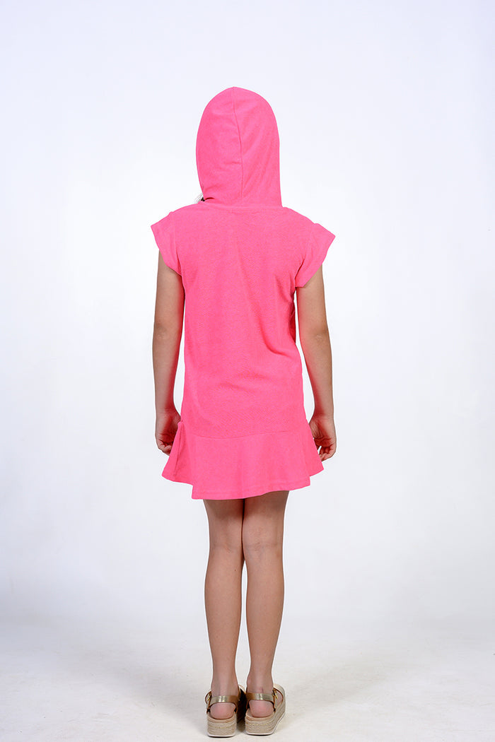 Terry hoodie dress