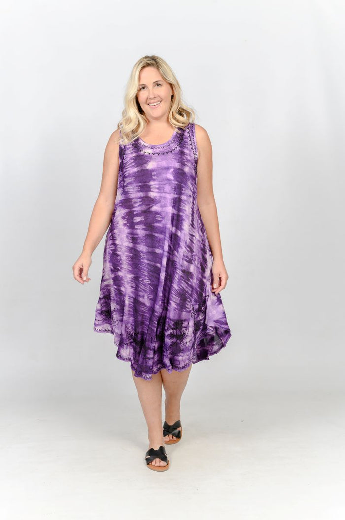 Tie Dye Umbrella Dress