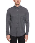 Total Stretch Pinstripe Shirt (Black)