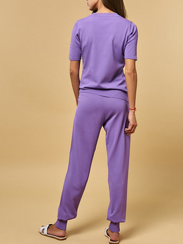 Two-piece Knitted Short Sleeve