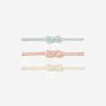 Velvet Bow Headband Set 3Pk