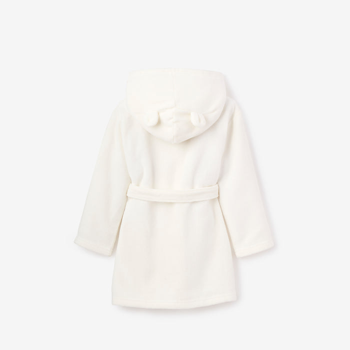 White 2-4T Terry Bath Robe