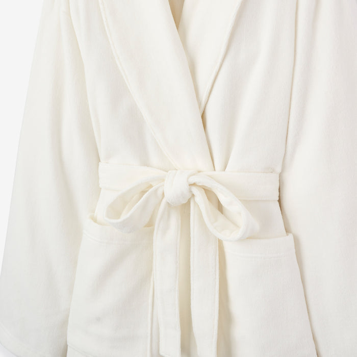White Adult O/S Terry Bath Robe