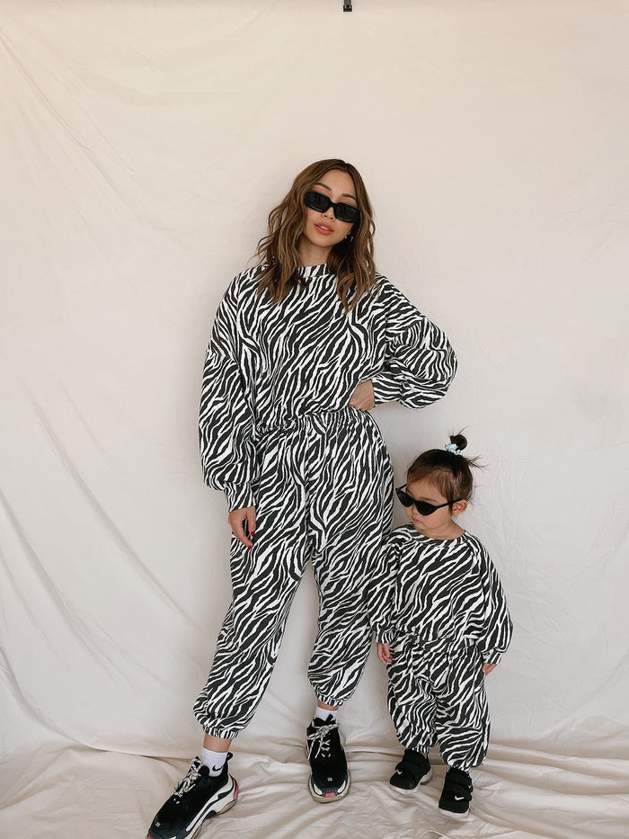 Wild Heart Kids Sweatpants - Sun Peony Coconut