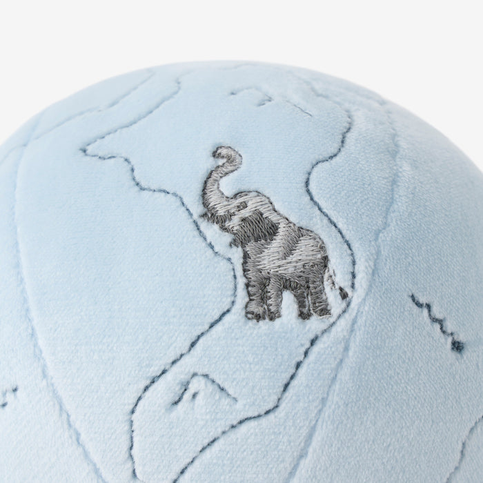 World Explorer Globe Plush Rattle